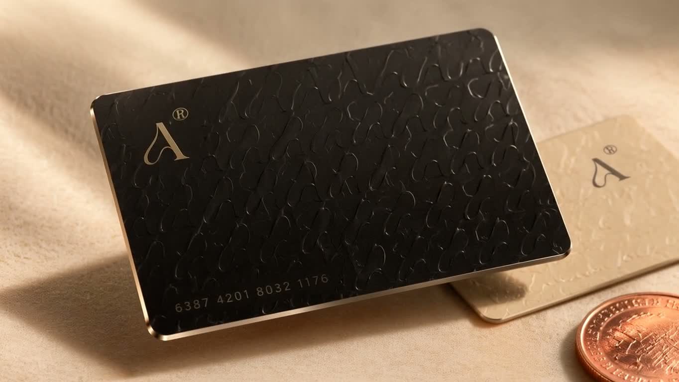 A card with weight.